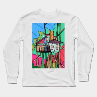 The Colorful Tree House Long Sleeve T-Shirt